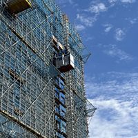 DAHAN Sc200/200 2000KG Treuil de construction intelligent à double cage Ascenseur de chantier 0-40m/min Vitesse de levage maximale