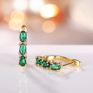 Orecchini a Cerchio Ovali per Donne, Accessori per Orecchie Semplici e alla Moda per Uso Quotidiano - Product Image 4