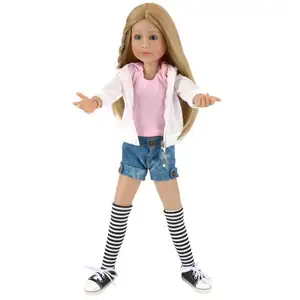 Venta al por mayor de fábrica, muñeca BJD de 18 pulgadas, muñeca articulada, Tienda de muñecas americanas