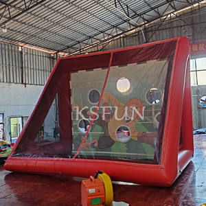 Portería de Fútbol Inflable de PVC Comercial para Exteriores, Portería de Fútbol Inflable para Alquiler, Juego de Tiro al Blanco de Fútbol Inflable - Product Image 3