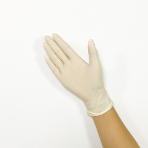 Guantes de Examen de Látex Estériles Desechables Generales, Sin Polvo, 5 MIL de Grosor, 24 CM de Longitud, Puño con Borde Cortado, Lisos - Product Image 4