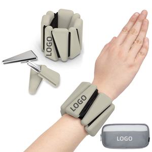Nouveaux poids de poignet et de cheville réglables en silicone, durables et portables, pour la musculation et la gym - Product Image 4