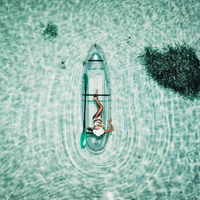 Kayak Transparent en plastique pour bateau à rames, vente d'usine