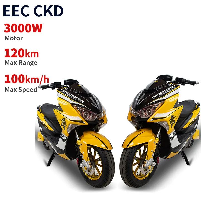 Ckd skd EEC 100 km/h Tốc độ nhanh 120km dài phạm vi dành cho người lớn thể thao đua xe điện xe máy