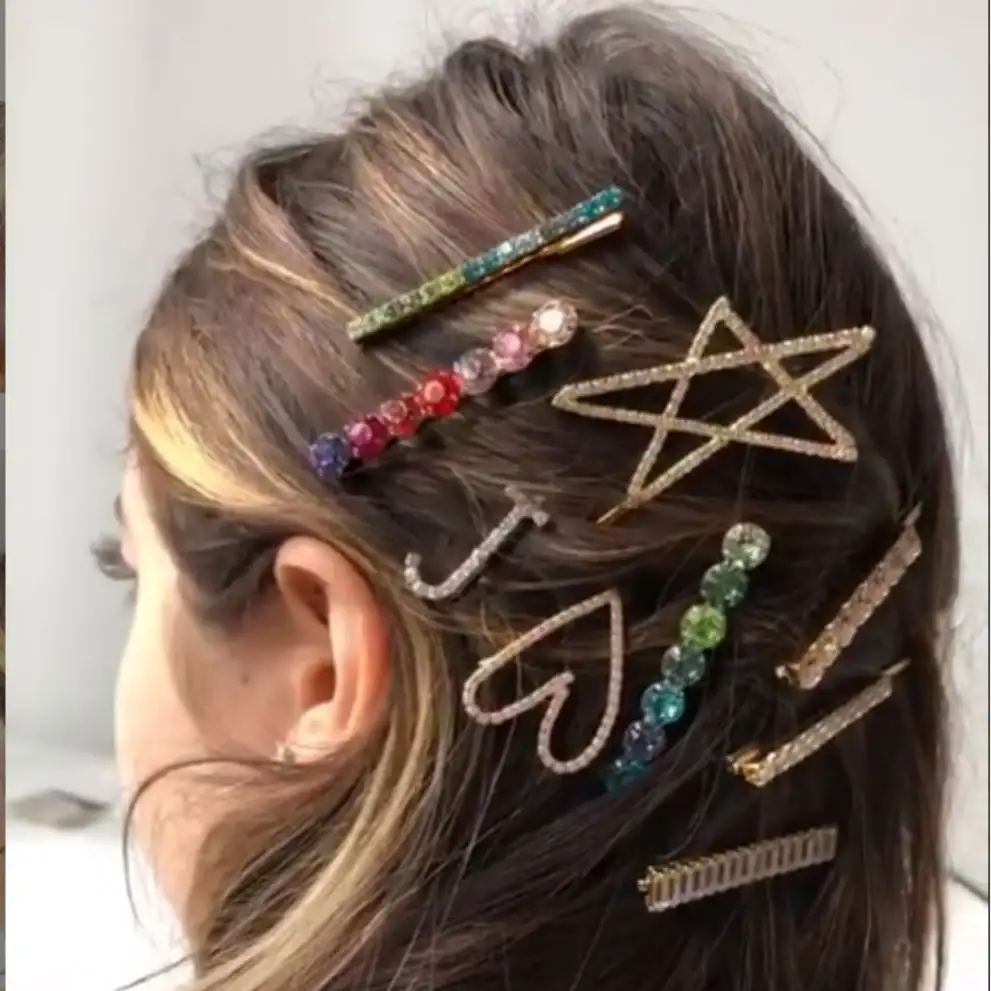 Yazilind Simple Étoile De Mer Forme De Printemps De Grandes Barrettes Épingles À Cheveux Accessoire Exquis Pinces À Cheveux pour Les Femmes