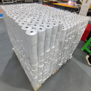 Manufacturer Direct Pallet Bulk POS/ATM Thermal <b>Paper</b> Roll Top Coated BPA Free 48GSM 3 1/8" 80X80mm Thermal Cash Register <b>Paper</b> - Product Image 1