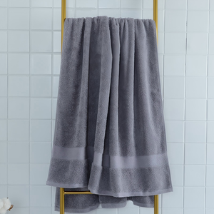 Asciugamani Jacquard con Bordo Geometrico Dobby, Rapida Assorbenza dell'Umidità, Qualità Professionale per Proprietari di Case - Product Image 2