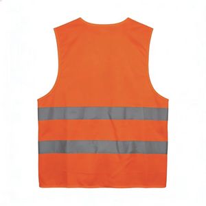Gilet di Sicurezza Arancione Personalizzato con Logo, <span class=keywords><strong>Abbigliamento</strong></span> Riflettente ad <span class=keywords><strong>Alta</strong></span> Visibilità, Gilet Riflettente Personalizzato con Logo su Misura - Product Image 2