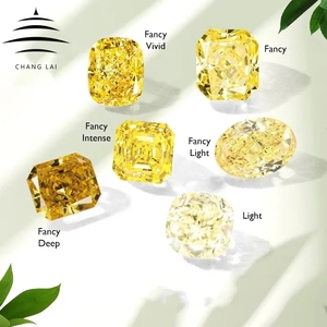 CHANG LAI 1.07ctプリンセスシェイプVVS2 Clarity <span class=keywords><strong>Fancy</strong></span> ColorIG証明書リアルCVDダイヤモンドファンシー強烈イエロールーズダイヤモンド - Product Image 4