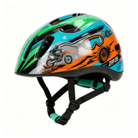 Casque de sécurité multisports non intégré pour enfants avec lumière d'avertissement LED pour le cyclisme, le skate, la trottinette, les garçons, les filles, les sports de plein air
