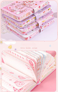 Carnets de notes pour étudiants, mignons et de dessin animé, avec pages colorées estampées à chaud 64K, vente en gros - Product Image 6