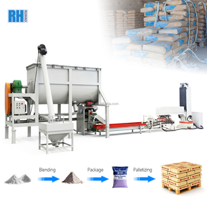 Ligne de production automatique de <span class=keywords><strong>mortier</strong></span> sec de cinq à cinquante tonnes par heure avec contrôle PLC pour adhésif pour carrelage et mastic mural - Product Image 2