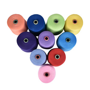 Filato in Poliestere Grezzo Bianco 100% Mélange Ring Spun 10s 30s 20s Tinto in Massa per Tessitura e Lavorazione a Maglia - Prezzo di Fabbrica - Product Image 1