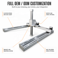 Module d'actionneur linéaire à cantilever pour robot cartésien industriel OEM à 3 axes de haute précision avec chaîne porte-câbles pour le collage et la soudure