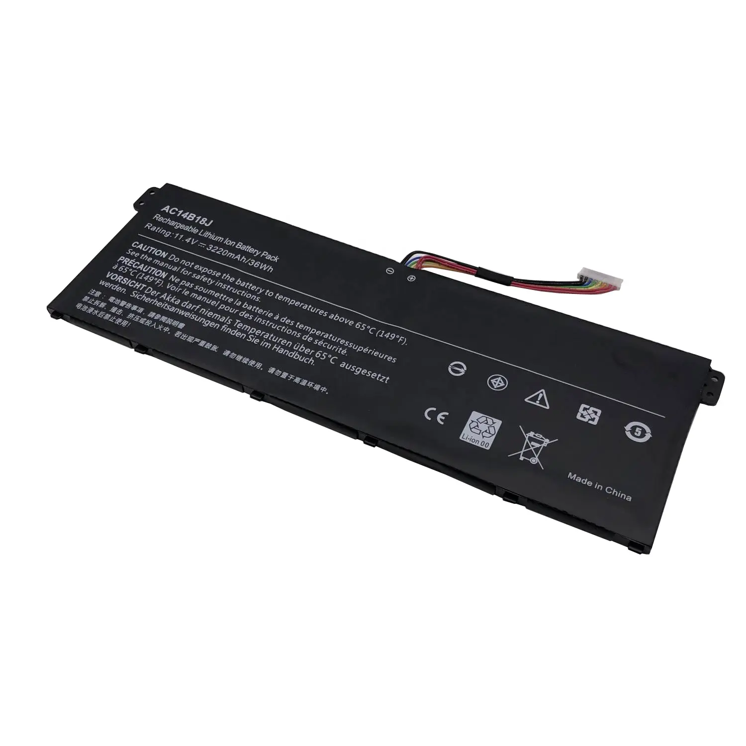 AC14B18J AC14B18K 11.4V 3220mAh Laptop battery for Acer Extensa 2530 Aspire V3-371-52PY ES1-523-28GQ V3-371-57E8 ES1-711G-P11R