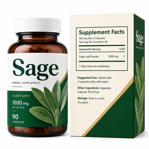 Capsules Biologiques Sans Sucre à Marque Blanche pour le Soutien Immunitaire et la Fonction Cognitive, Haute Pureté, Sans Gluten, Bien-être Complet - Product Image 6