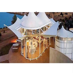 Structure en membrane tendue pour parasol, auvent et tente paysagère - Product Image 4