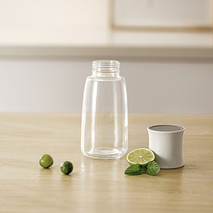 Botella de Vidrio para Bebidas Frías con Filtro Infusor Extraíble de 600ml y 1000ml, Jarra para Café Helado, Té de Frutas y Sangría para Refrigerador - Product Image 3