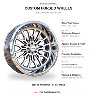 Jantes forgées ZKR Dually 8x6.5 8x180 8x200 8x210 10x225 10x285 22 24 26 pouces 8 trous 10 trous pour camions Ford F-350 F-450 GMC