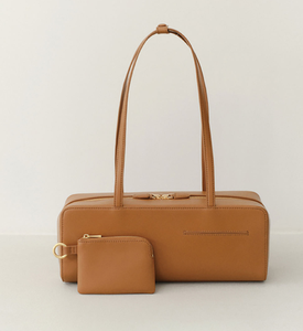 Bolso de mano de cuero PU liso de alta calidad, estilo coreano, personalizado, bolso de hombro a la moda y cartera pequeña para mujer - Product Image 2