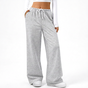 <b>Women</b> Casual Oversized High Waisted Loose Fit Sweatpants Joggers Breathable Custom Logo OEM ODM Wholesale - Product Image 1