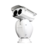 Caméra PTZ thermique double 4MP avec zoom optique 56x, vision nocturne, détection d'incendie, alarme intelligente, SDK, NVR, caméra CCTV
