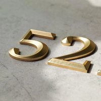Lettres en acier inoxydable peintes sur mesure, logo 3D non lumineux pour salon de beauté, spa, barbershop, décoration murale de réception