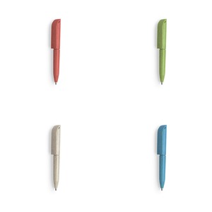 Cheapest Eco Friendly Promotional <b>Mini</b> Wheat Straw Ball Point Customized Logo Pen for Hotel & Resorts - Product Image 1