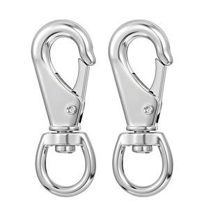 Карабин/застежка/крючок из нержавеющей стали для поводка для собак (поворотный, пружинный, типа «собачка», с крючком-триггером, для цепи, для сумки) - Product Image 4