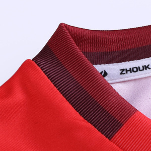 Zhouka custom sublimation printer cheap soccer jersey new model football クラブジャージキッズウエア long sleeve soccer jersey - Product Image 3