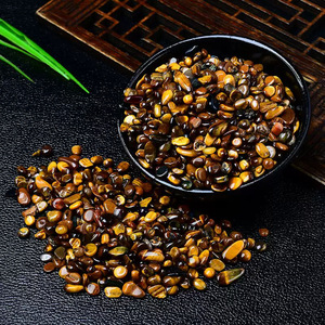 Figurine ovale artisanale en quartz naturel œil de tigre, pierre de gravier écologique, ornement et pierre de dégaussage énergétique - Product Image 3