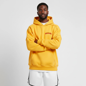 Sudadera de Forro Polar para Hombre, de Primera Calidad, para Otoño e Invierno, con Bordado 3D, Color Liso, Logotipo Personalizado, Estilo Urbano, Talla Grande, 100% Poliéster - Product Image 1