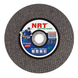 Ruota di taglio di alta qualità <span class=keywords><strong>NRT</strong></span> 6 pollici disco da taglio 150x1.6x22mm Super sottile abrasivo tagliato fuori ruota per armatura - Product Image 1
