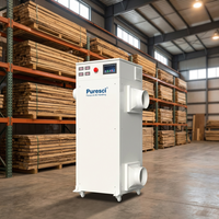 Nouveau déshumidificateur rotatif industriel électrique avec ventilateur EC et rotor Proflute pour le séchage des entrepôts de bois