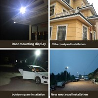 Projecteur solaire de jardin à télécommande, réflecteur étanche, 100w 200w 300w, éclairage LED solaire extérieur