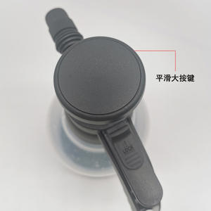 Boquilla de cuatro orificios resistente a ácidos y álcalis, inyector de plástico negro para botella de spray mecánico, 24 mm de longitud, YL SKPT - Product Image 4