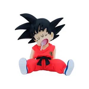 Dibujos animados Anime Seven LG infancia durmiendo Son Gokou figura de acción modelo coleccionable muñeca figurita regalos para niños al por mayor