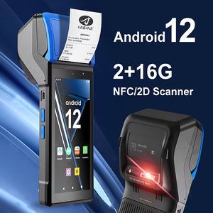 <span class=keywords><strong>Terminal</strong></span> de point de vente <span class=keywords><strong>portable</strong></span> mobile NFC WiFi BT avec scanner de codes-barres 1D 2D Android 4G, impression thermique à haute vitesse pour la logistique - Product Image 2