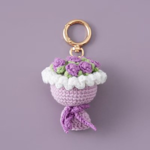 Decoración de Rosas Tejidas a Crochet con Cuerda, Hechas a Mano, Ecológicas, de Alta Calidad, para Cumpleaños, Estilo Art <span class=keywords><strong>Deco</strong></span> Romántico, Pequeñas para Colgar - Product Image 4