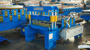 하이 퀄리티 지붕 타일 굽힘 색 강철 건물 자동 골판지 곡선 굽힘 기계 - Product Image 2