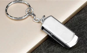 卸売小型ギフトペンドライブ8GB16GBメタルキーUSBフラッシュドライブ32GB64GBメモリスティック刻印カスタマイズロゴ付き - Product Image 5