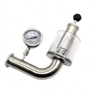 Válvula de alivio de presión de seguridad de escape de rosca de grado sanitario Ace - Product Image 1