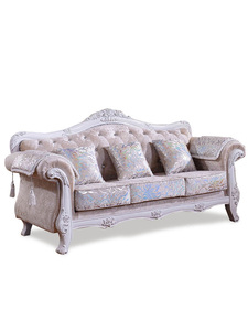 Canapé trois places <span class=keywords><strong>en</strong></span> tissu de style europé<span class=keywords><strong>en</strong></span> pour <span class=keywords><strong>petit</strong></span> appartement, idéal pour salons de beauté et salons élégants et modernes - Product Image 5