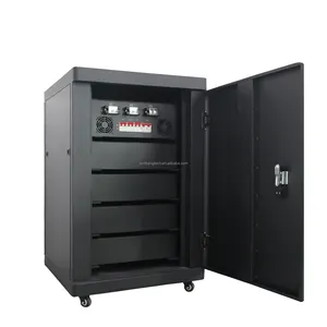 Boîtier d'alimentation stockage Lithium-ion Lifepo4 batterie solaire 48V 200ah 500ah 20kwh 40kwh 100kwh haute énergie