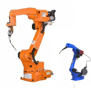Robô solda industrial automática de 4 eixos, 6 eixos, solda mecânica, braço robótico, controlador de mão