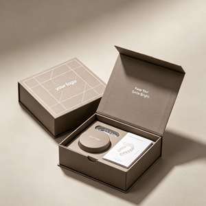 FX Custom Eco-Friendly Reusable Portable Dental Appliance Presentation <b>Box</b> Premium Magnetic Folding Case for Orthodontic Clinics - Product Image 1