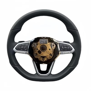 Volante de cuero personalizado para Volkswagen MK8, volante LED para <span class=keywords><strong>VW</strong></span> Golf 6 7 8 R MK6 MK7 MK8 GTI, volante - Product Image 3