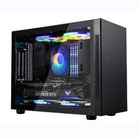 SAMA haute qualité OEM micro atx étui de jeu verre trempé ITX étui pour pc usb 3.1 boîtier de jeu étui de jeu pour pc