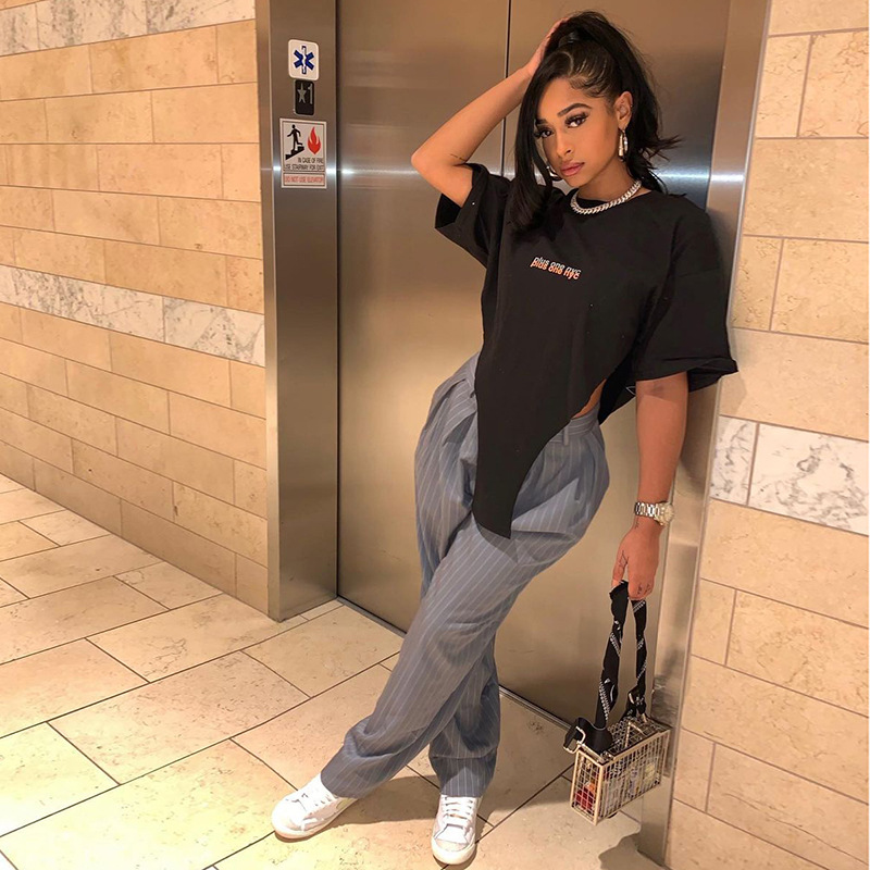 Женские Дышащие блузки с коротким рукавом, топы большого размера с принтом, оптом, Новое поступление 2021