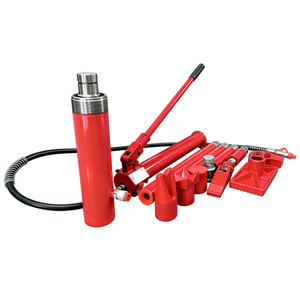 رافعة هيدروليكية محمولة بقوة <span class=keywords><strong>20</strong></span> طن لإصلاح هيكل السيارة، طقم رافعة هيدروليكية منفصلة لإصلاح إطار السيارة - Product Image 2